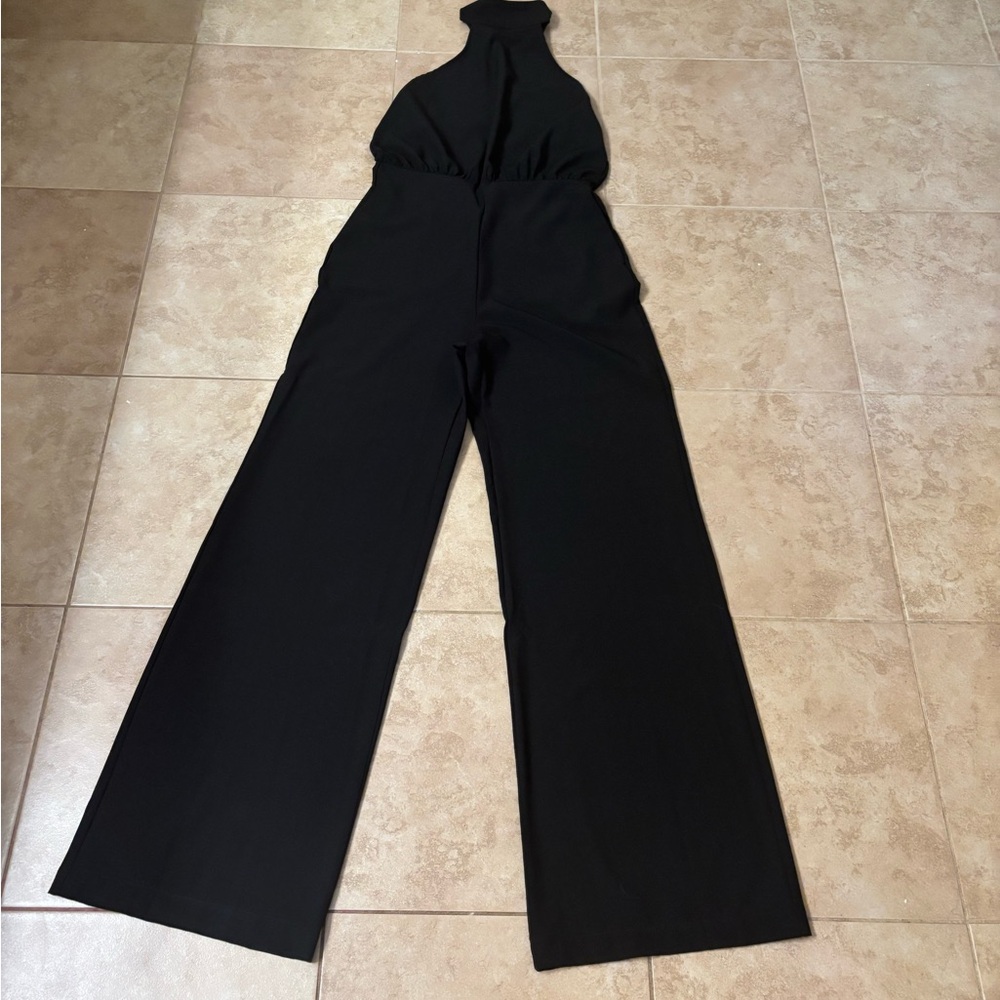 Lulu's Black Halter Jumpsuit - Picture 9 of 12